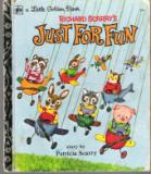 Richard Scarry's Just For Fun 264 Hardcover Little Golden Book